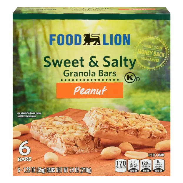 Sweet & Salty Peanut Granola Bars - 6 ct