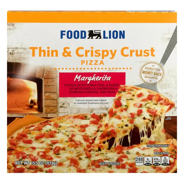 Thin & Crispy Crust Margherita Pizza Frozen