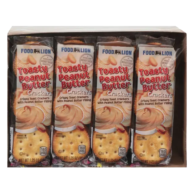 Toasty Peanut Butter Sandwich Crackers - 8 ct