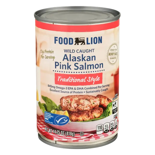 Traditional Style Wild Caught Alaskan Pink Salmon
