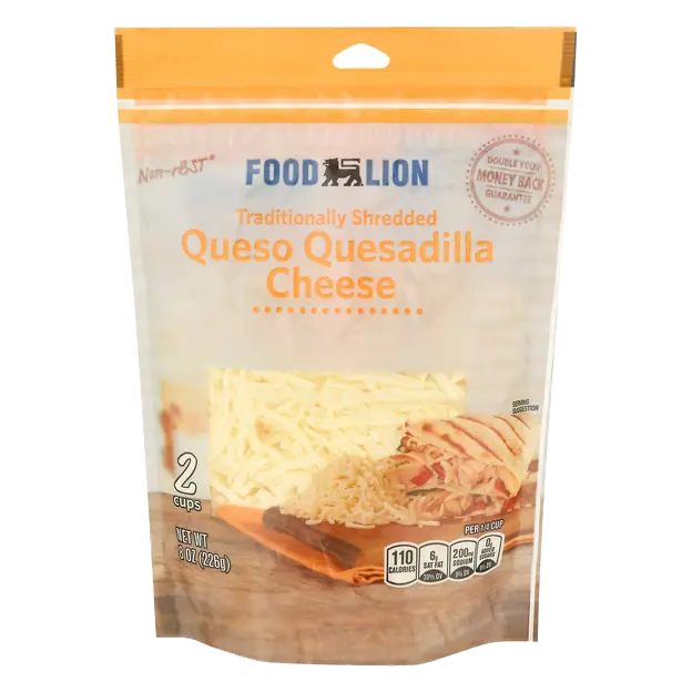 Traditionally Shredded Queso Quesadilla Cheese