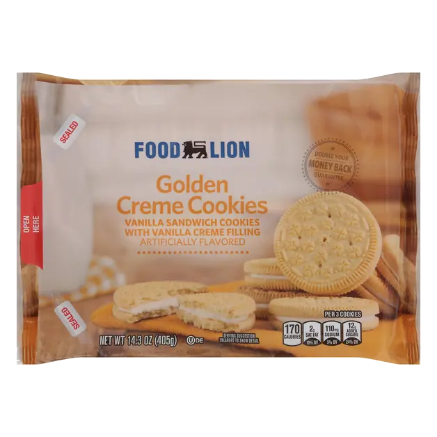 Vanilla Creme Golden Sandwich Cookies