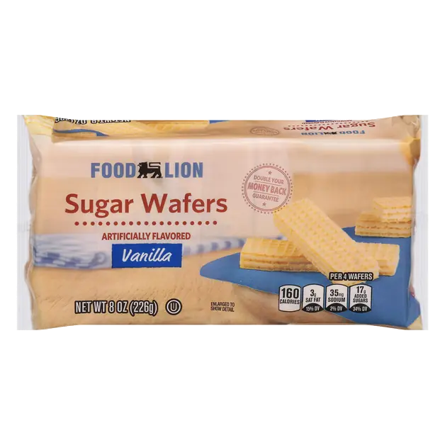 Vanilla Sugar Wafer Cookies