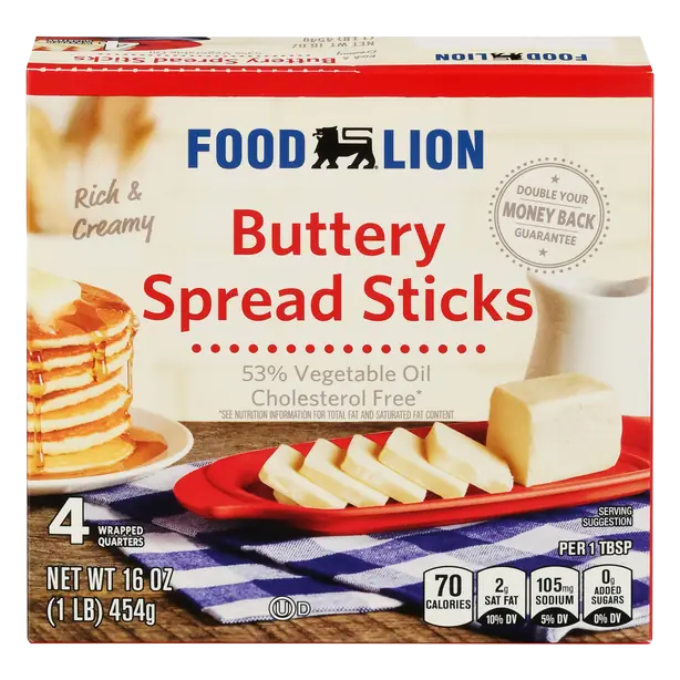Vegetable Oil Buttery Spread Sticks - 4 ct