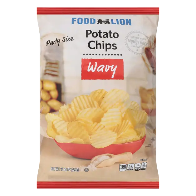 Wavy Potato Chips Party Size