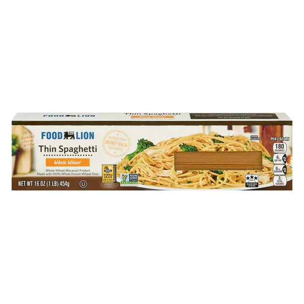 Whole Grain Whole Wheat Thin Spaghetti Pasta