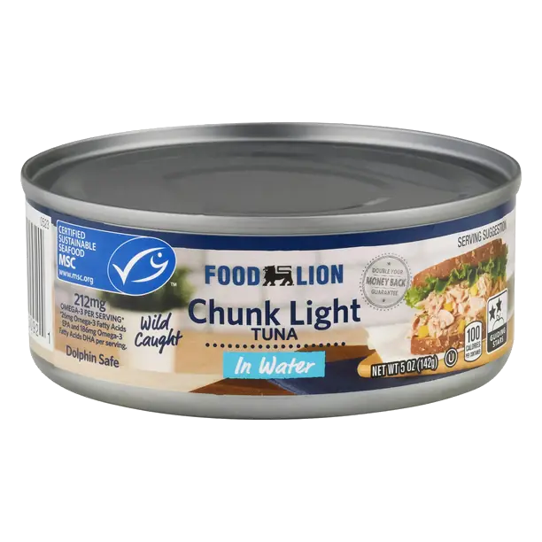 Wild Caught Chunk Light Tuna in Water
