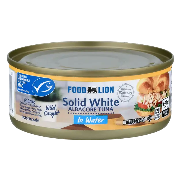 Wild Caught Solid White Albacore Tuna in Water