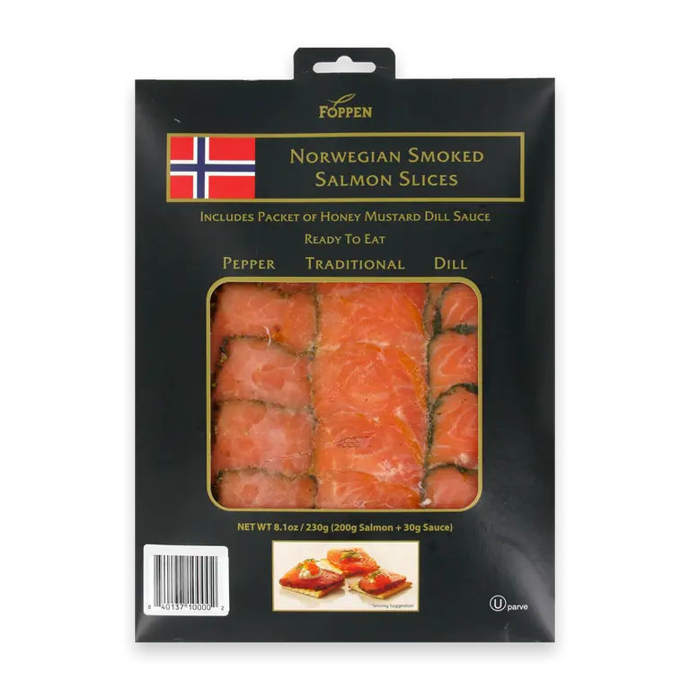 Norwegian Smoked Salmon Slices