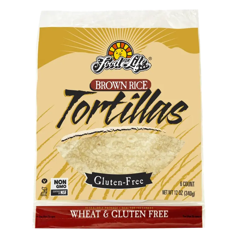 Brown Rice Gluten Free Tortillas