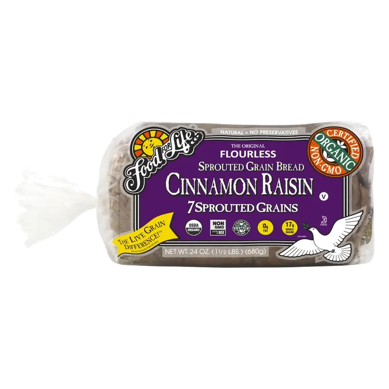Cinnamon Raisin 7 Sprouted Grains Bread