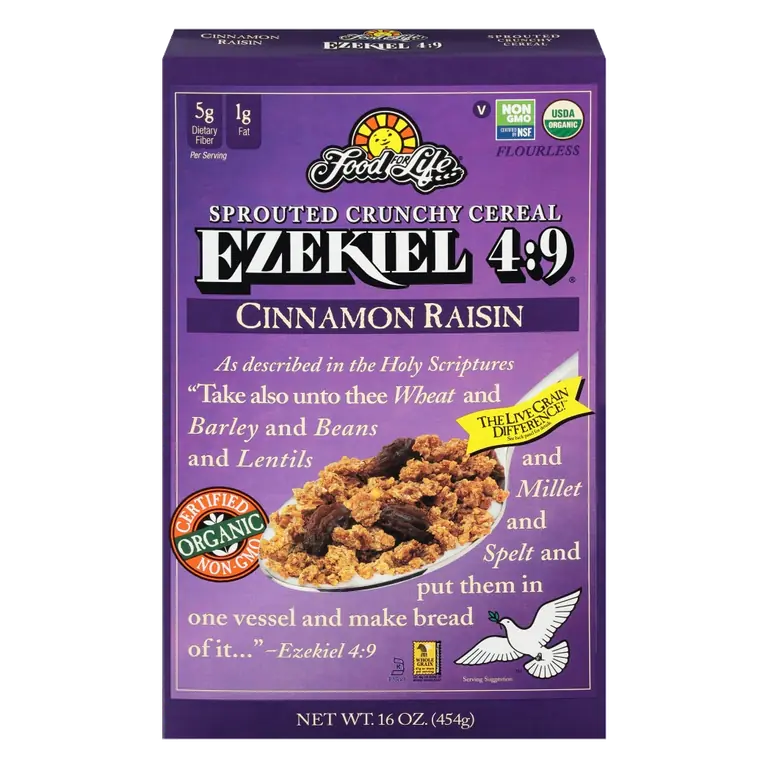 Cinnamon Raisin Sprouted Crunchy Cereal