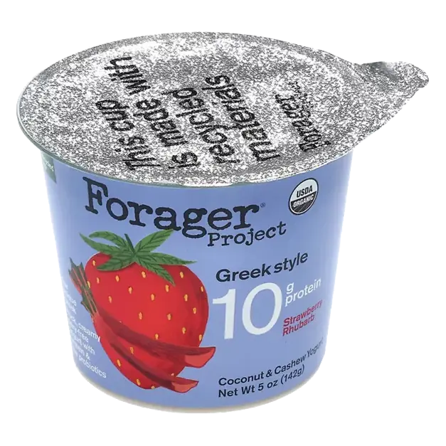 Dairy-free Organic Greek Style Yogurt, Strawberry Rhubarb