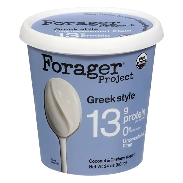 Greek Style Unsweetened Plain Coconut & Cashew Yogurt