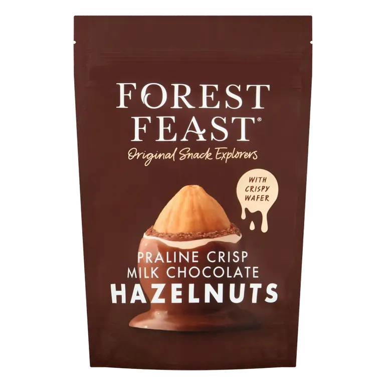 Praline Crisp Milk Chocolate Hazelnuts 100g