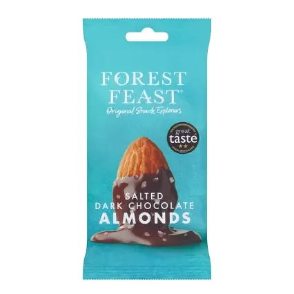 Salted Dark Chocolate Almonds