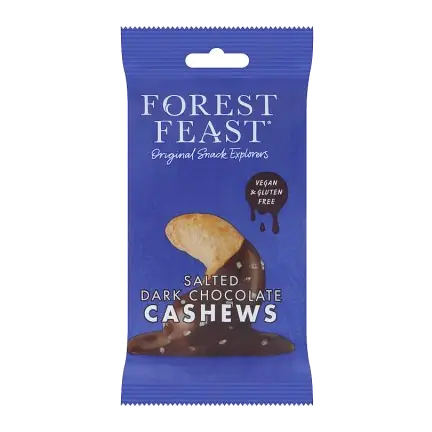 Salted Dark Chocolate Cashews
