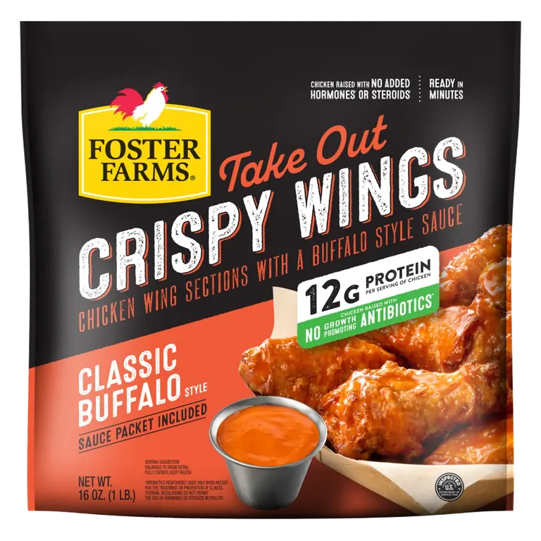 Classic Buffalo Style Take Out Crispy Wings