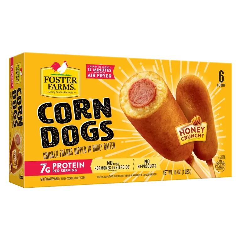 Foster Farms Corn Dogs - Frozen - 16oz/6ct