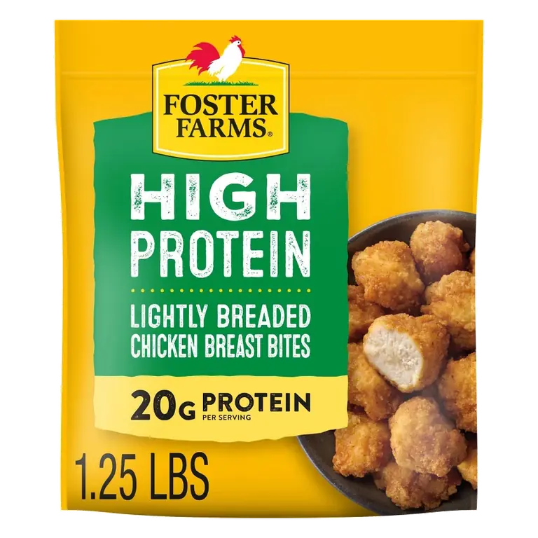 Foster Farms High Protein Chicken Bites - Frozen - 20oz