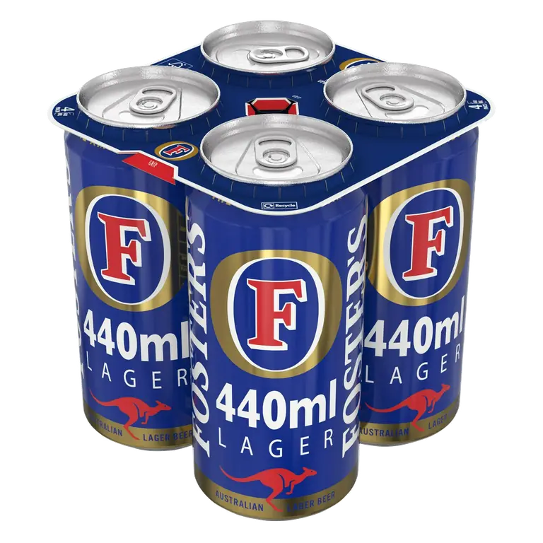 Lager Beer Cans 4 x 440ml