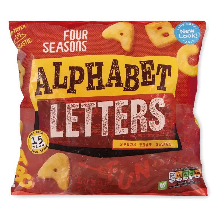 Alphabet Potato Letters
