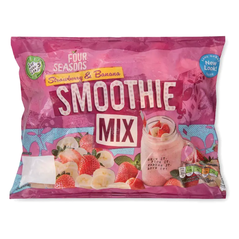 Frozen Strawberry & Banana Smoothie Mix