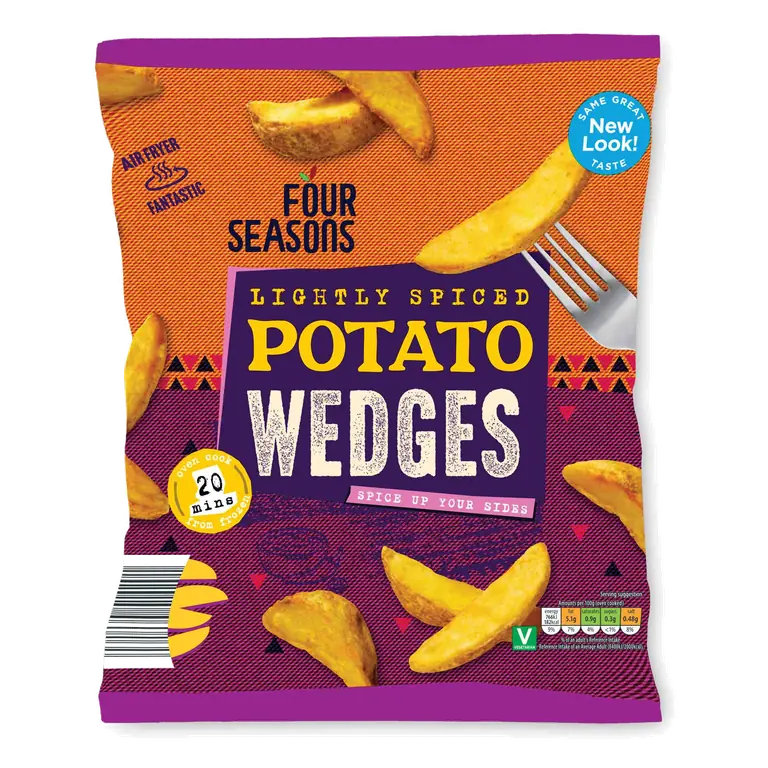 Lightly Spiced Potato Wedges