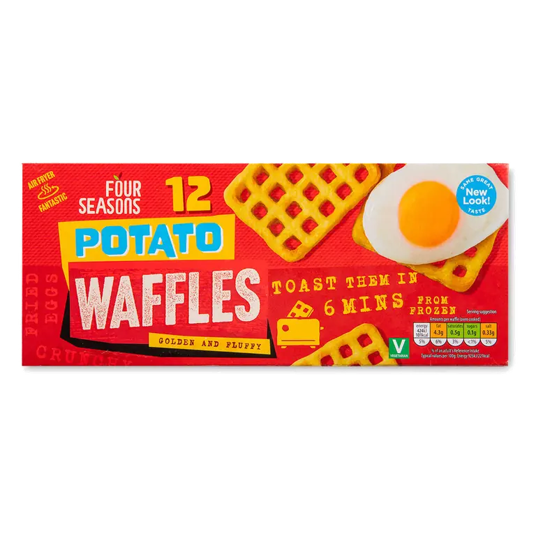 Potato Waffles 12 Pack