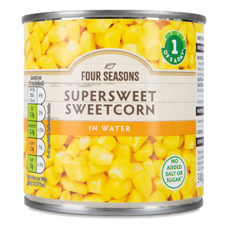 Supersweet Sweetcorn in Water