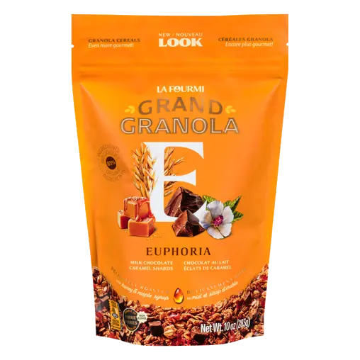 Cereal Honey and Maple Syrup Roasted With Sea Salt Milk Chocolate and Caramel 283 g