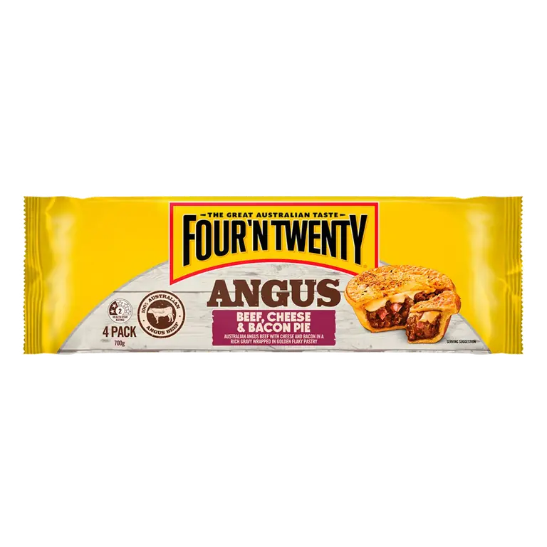 y Angus Beef Cheese and Bacon Pie