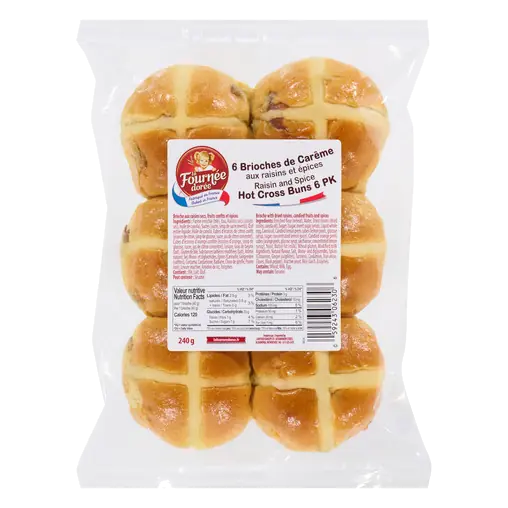 Hot Cross Buns Raisin And Spice 240 g
