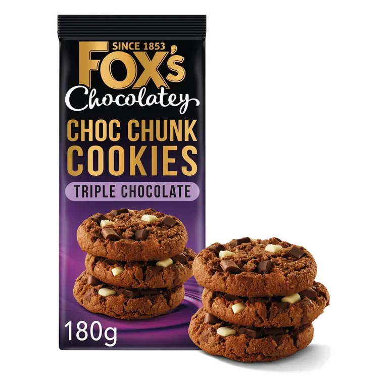 Biscuits Chunkie Triple Chocolate Cookies 180g