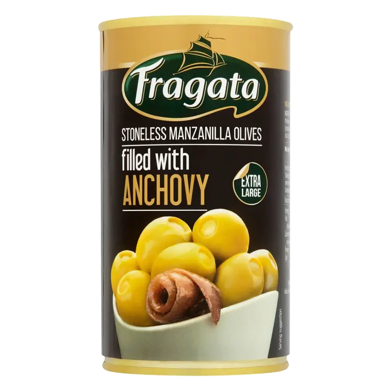 Selection Olives Stuffed With Anchovy (350g)