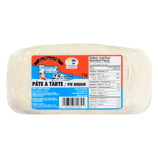 Pie Dough 25% Light 1 kg