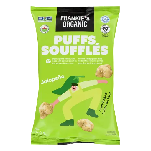 Organic Jalapeno Puffs 140 g