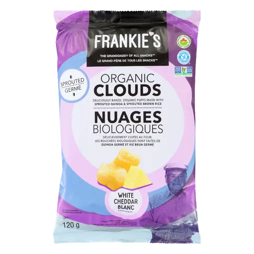 Organic Snacks White Cheddar 120 g