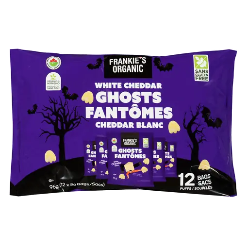 Ghost Snacks White Cheddar 12 x 8 g