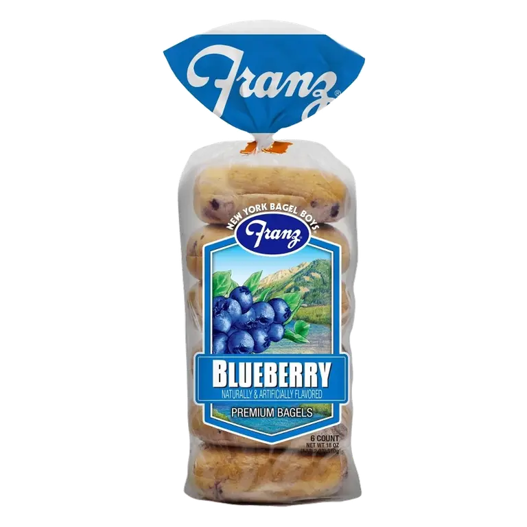 Franz Blueberry Bagels, 18oz/6ct
