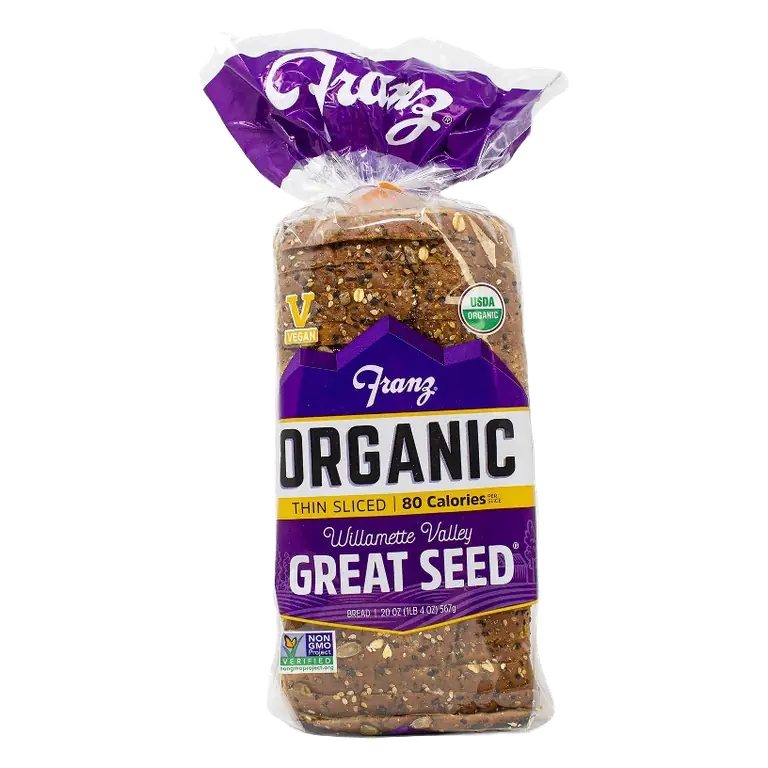 Franz Organic Great Seed Thin Sliced Bread, 20oz