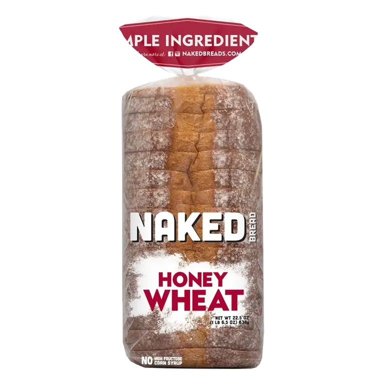 Naked Bread Honey Wheat Sandwich Bread, 22.5oz