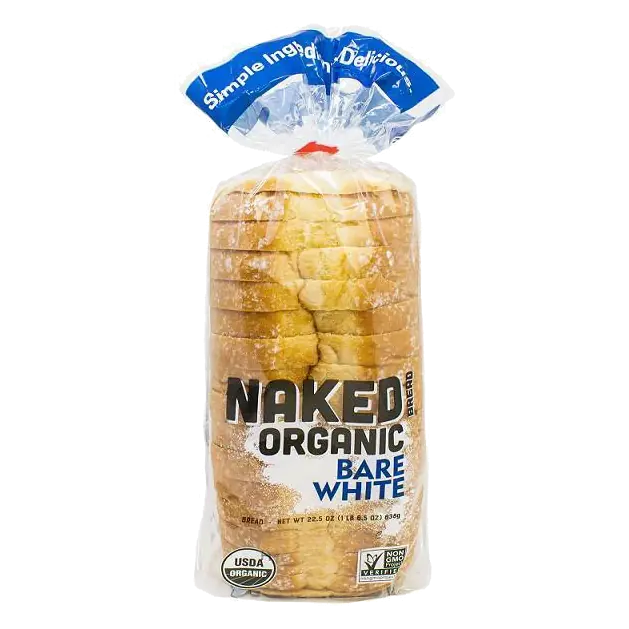 Naked Organic Bare White Bread, 22.5oz