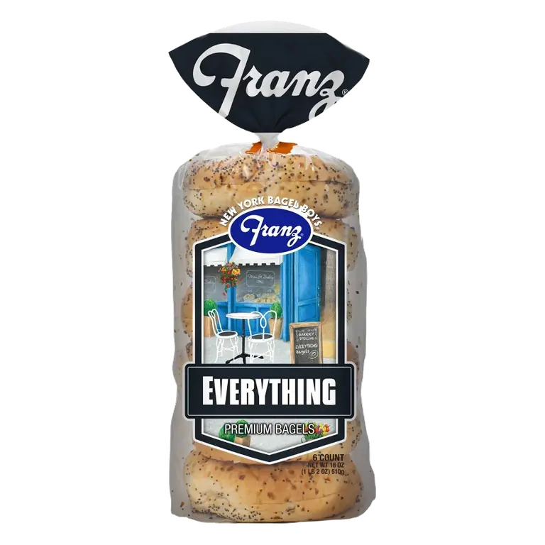 New York Bagel Boys Everything Bagels, 18oz/6ct