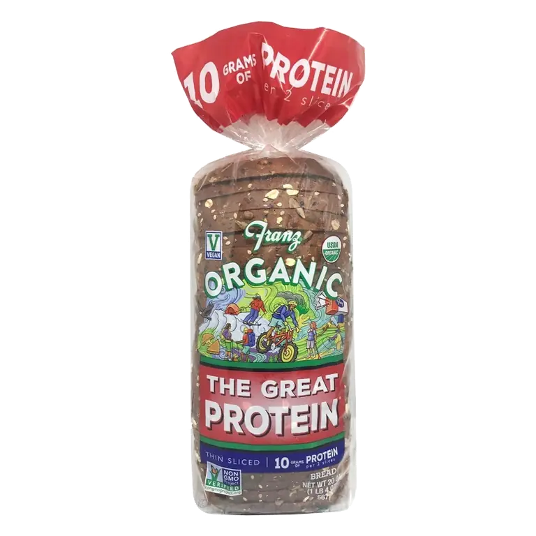 Franz Vegan Organic The Great Protein Brad, 20oz
