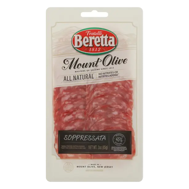 Beretta Mount Olive Soppressata Sliced