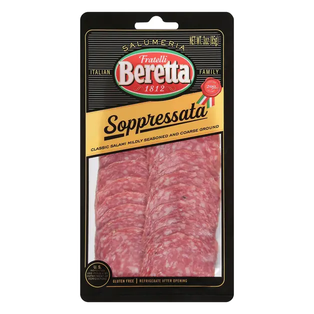 Beretta Soppressata Sliced