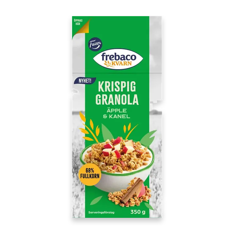 Krispig Granola Äpple & Kanel 350g
