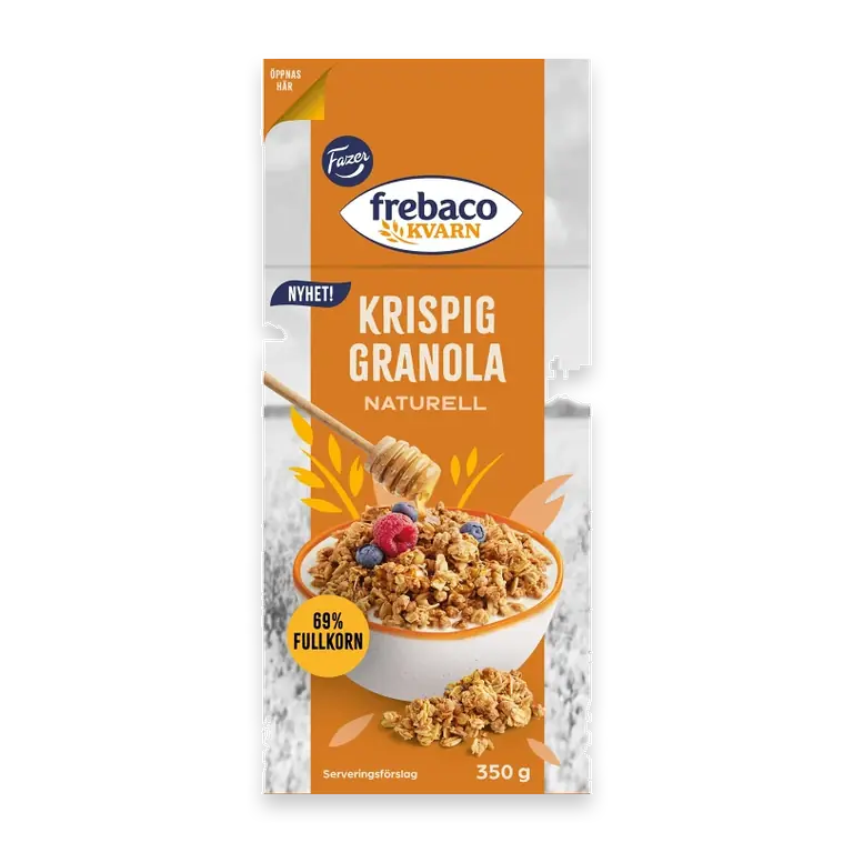 Krispig Granola Naturell 350g