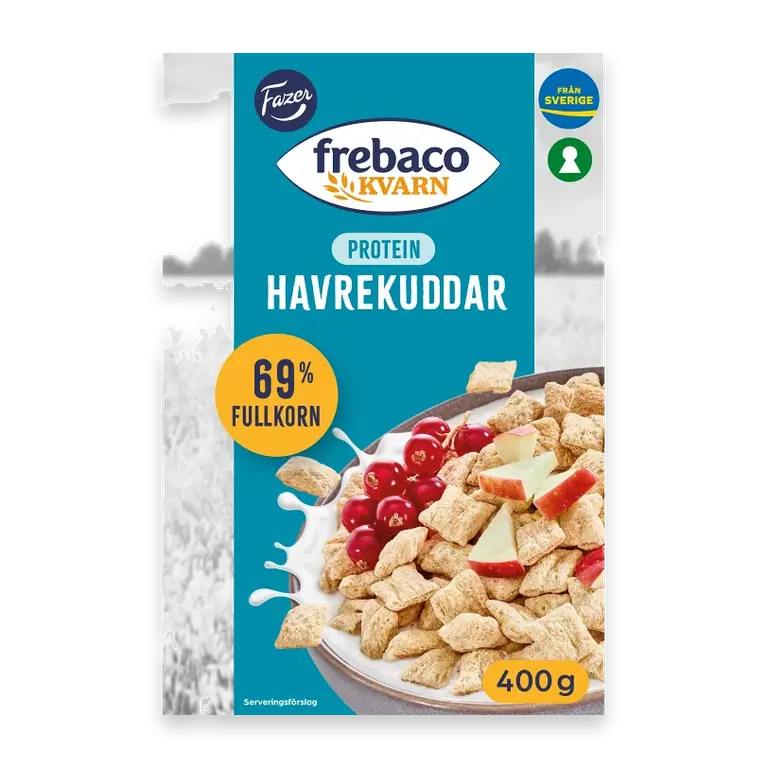 Svenska Havrekuddar Protein 400g Frebaco Kvarn